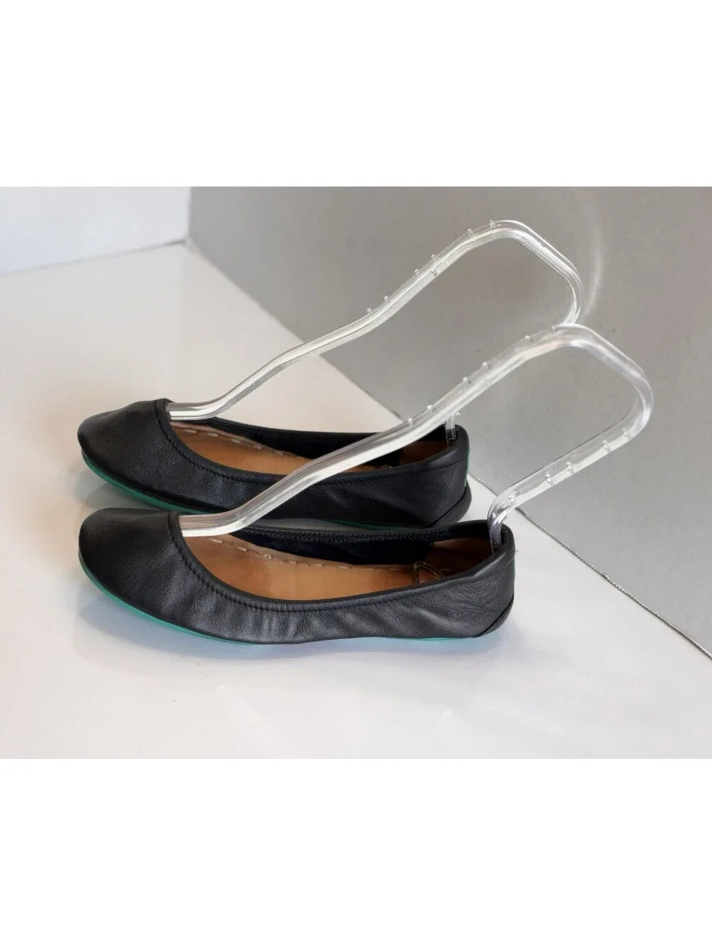 Tieks by Gavrieli Women's Size 6 Black Leather Foldable Comfortable Ballet Flats